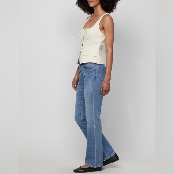 OLIVER LOGAN Stanley Boot Cut Mid Rise In Classic Vintage Wash ❤️ - Picture 3 of 11